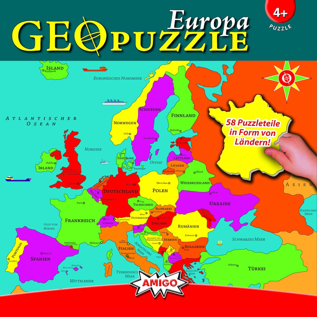 Geo Puzzle Europa