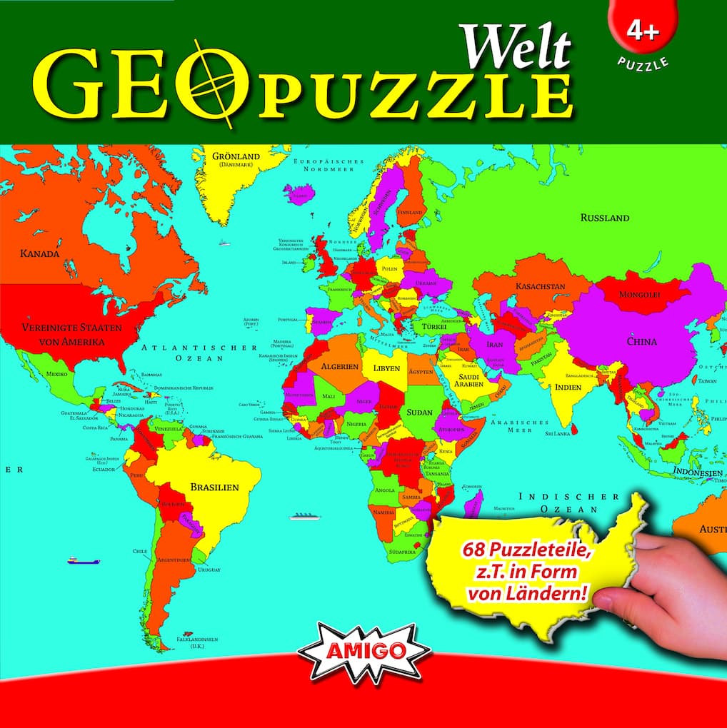 Geo Puzzle Welt