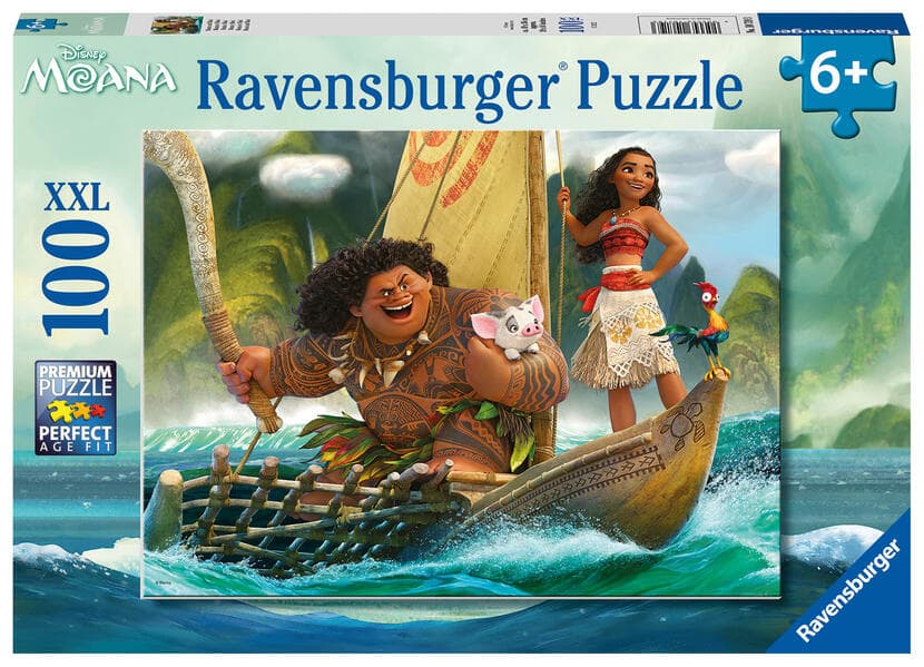 Moana and Maui 100 PC Puzzle