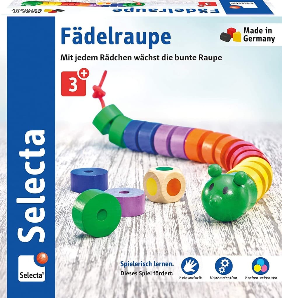 Schmidt Spiele - Selecta - Fädelraupe