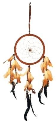 Traumfänger mit langen Federn 10 cm