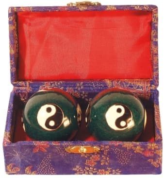 Qi Gong Kugel Yin-Yang blau 3,5 cm