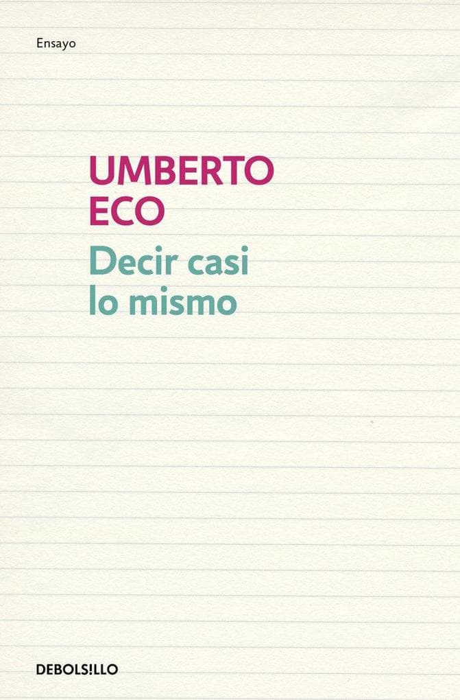 Decir casi lo mismo