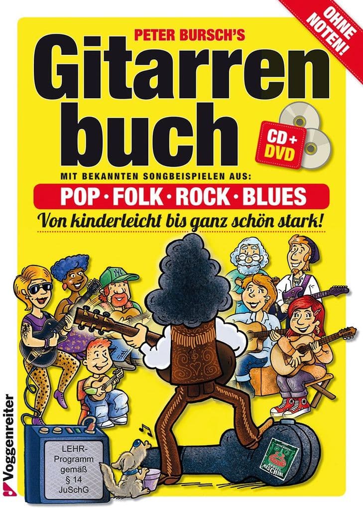 Gitarrenbuch 1. Mit Audio und Video online