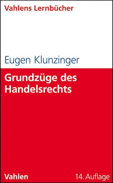 Grundzüge des Handelsrechts