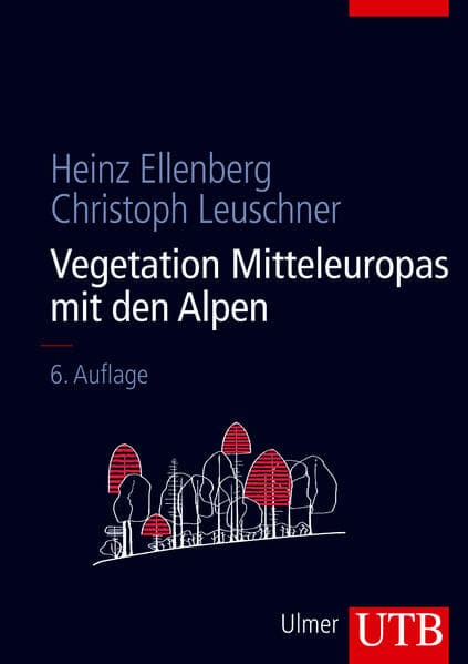 Vegetation Mitteleuropas mit den Alpen