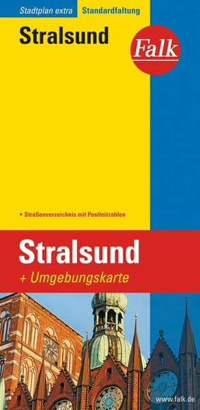 Falk Stadtplan Extra Standardfaltung Stralsund 1:17 500