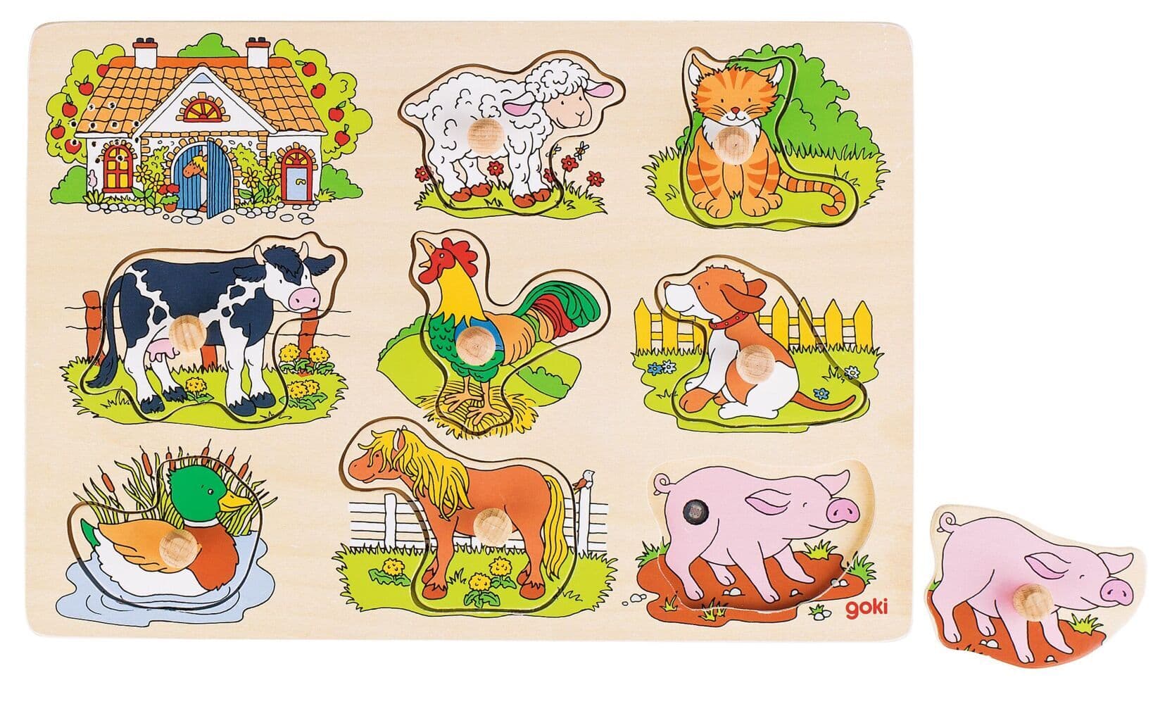 Soundpuzzle Bauernhof, mit Tierstimmen,