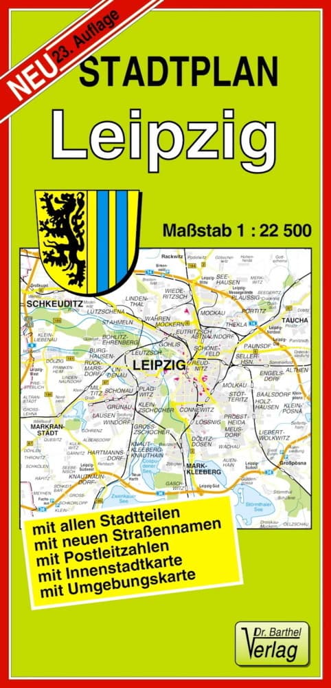 Stadtplan Leipzig 1 : 22 500