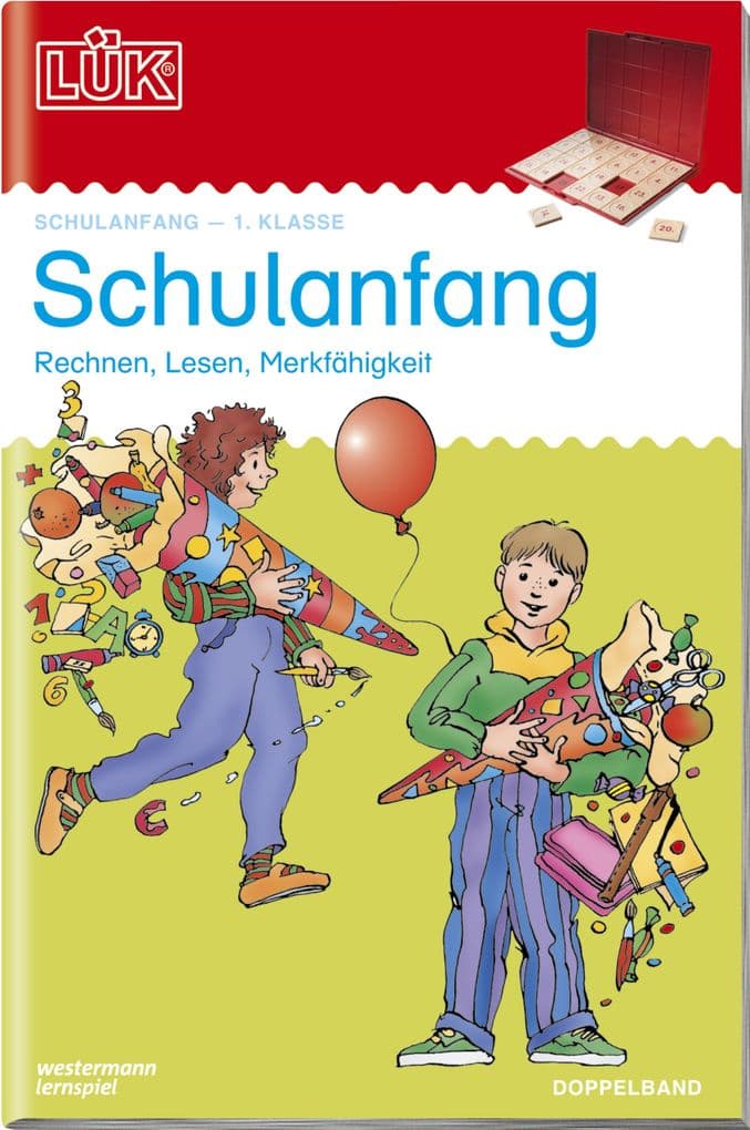 LÜK - 1. Klasse - Mathematik, Deutsch, Konzentration Schulanfang, Doppelband