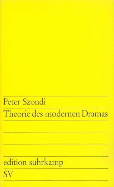 Theorie des modernen Dramas