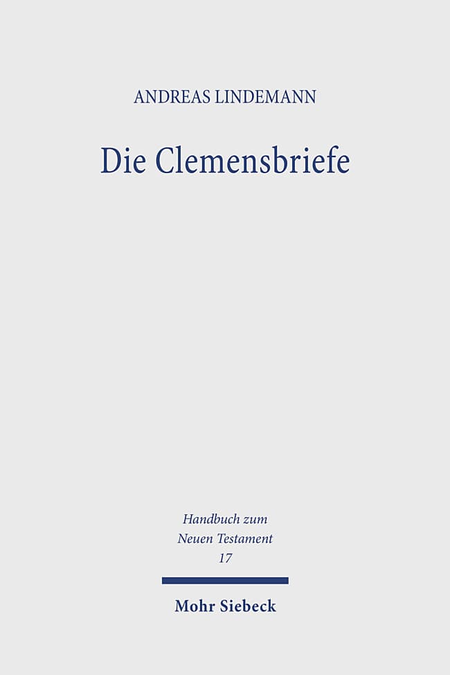 Die Clemensbriefe.Tl.1