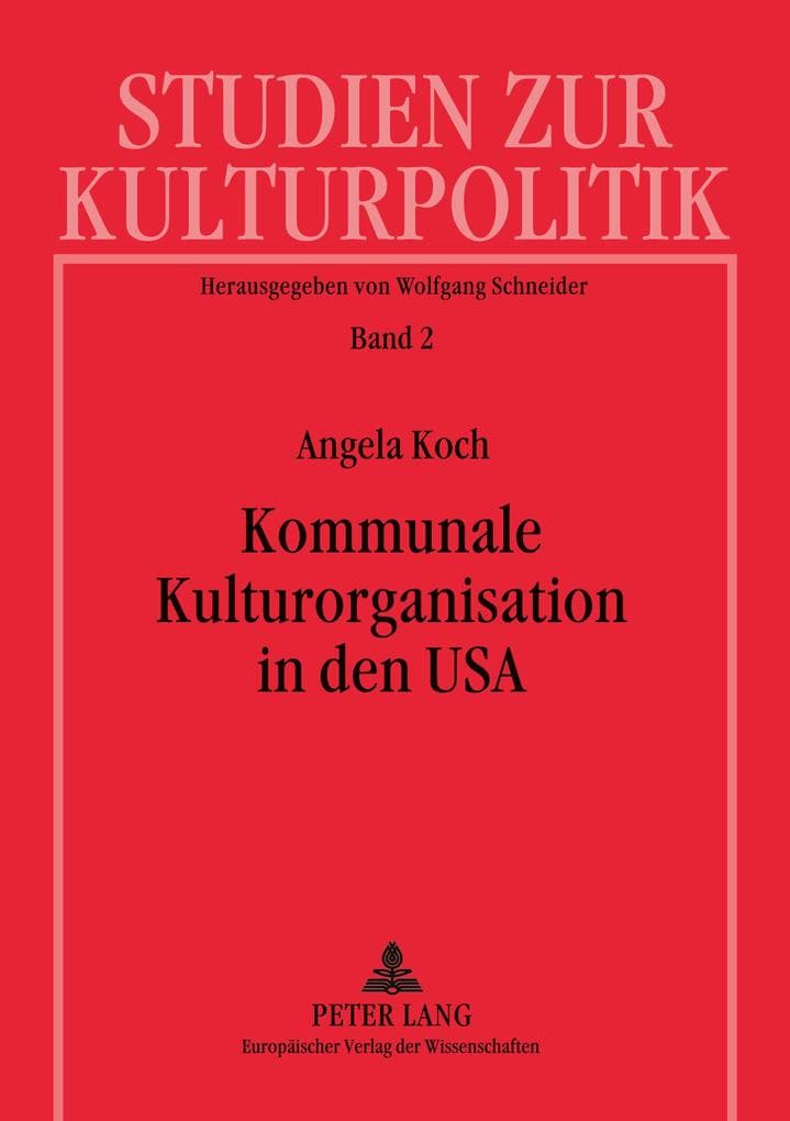 Kommunale Kulturorganisation in den USA