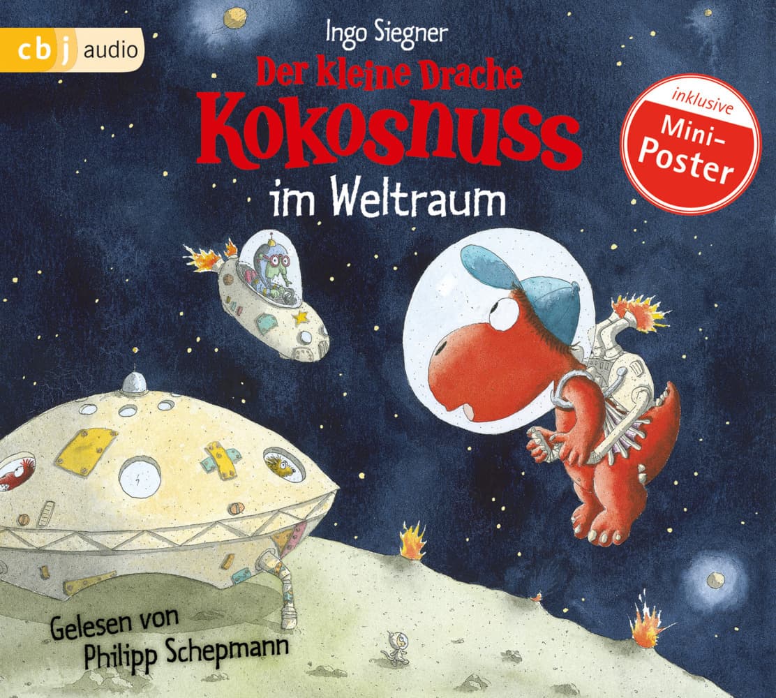 Der kleine Drache Kokosnuss 17 im Weltraum