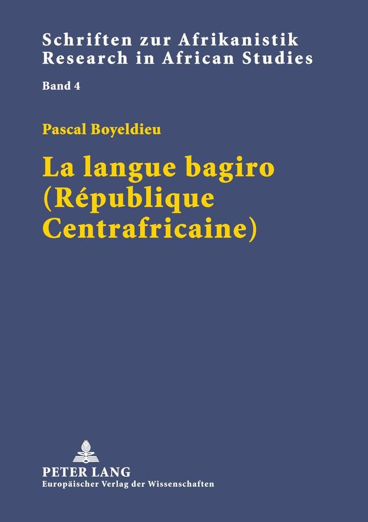 La langue bagiro (République Centrafricaine)