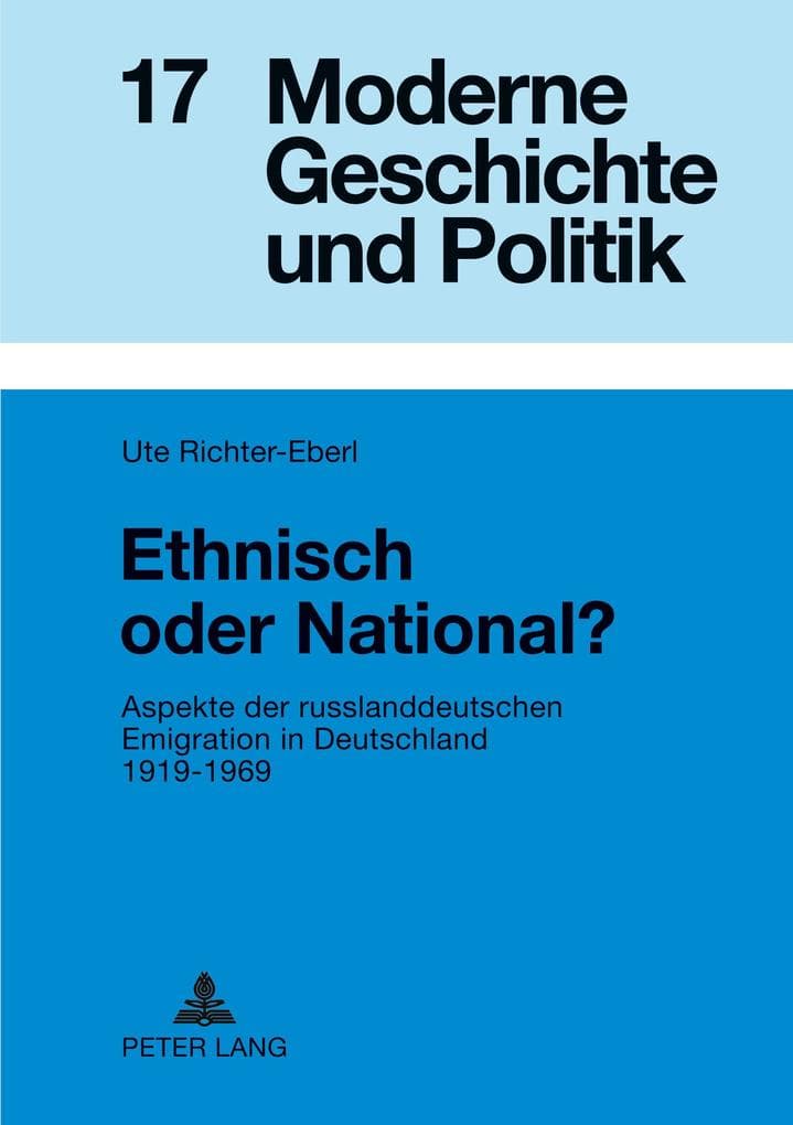 Ethnisch oder National?