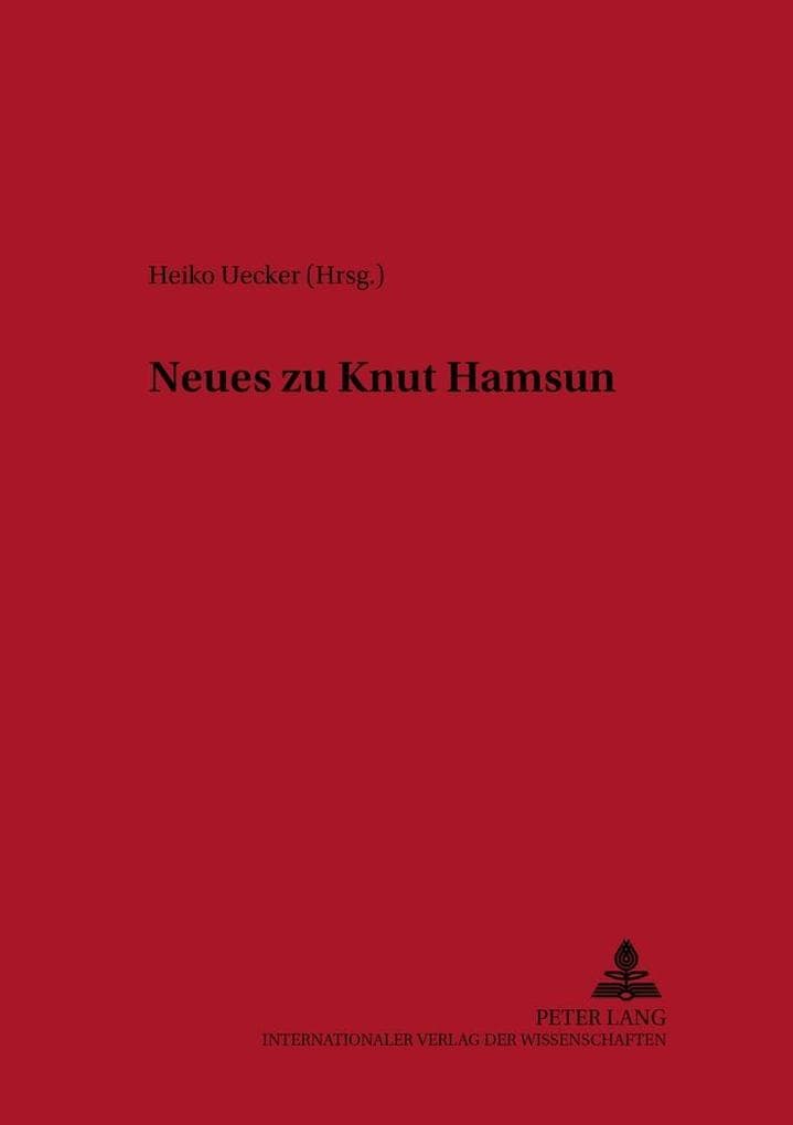 Neues zu Knut Hamsun