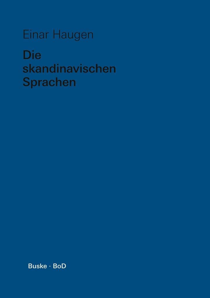 Die skandinavischen Sprachen