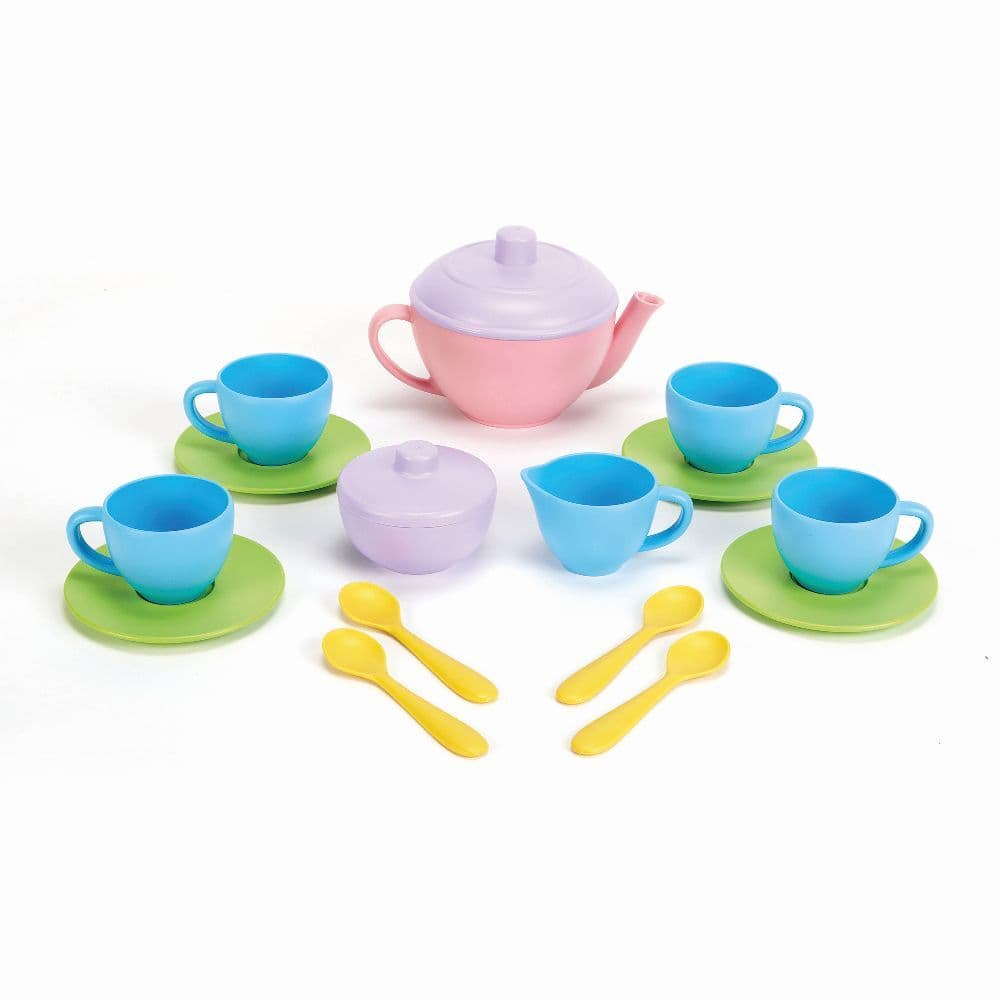 Green Toys - Teeservice rosa 17 Teile
