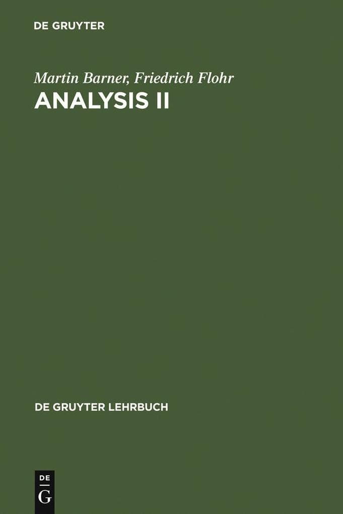 Analysis II