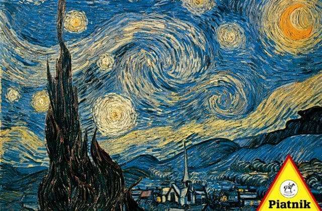 Vincent Van Gogh - Sternennacht. Puzzle 1000 Teile