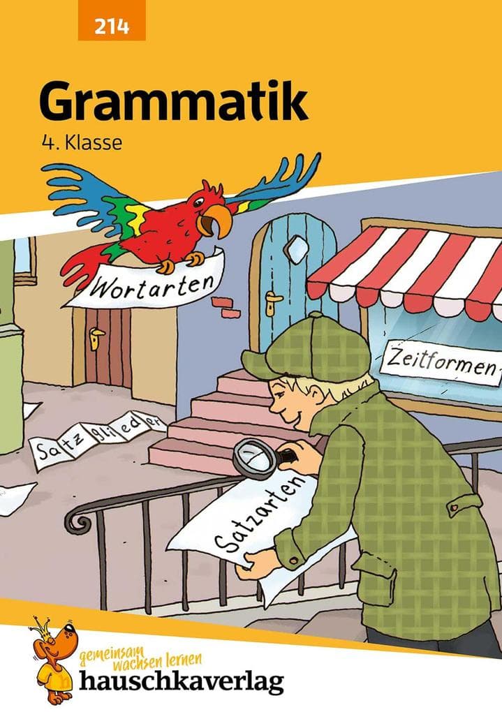 Deutsch 4. Klasse Übungsheft - Grammatik