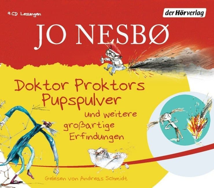 Doktor Proktors Pupspulver und weitere großartige Erfindungen, 9 Audio-CDs