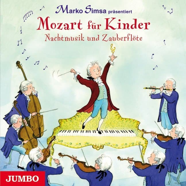 Mozart für Kinder. Nachtmusik und Zauberflöte,Audio-CD
