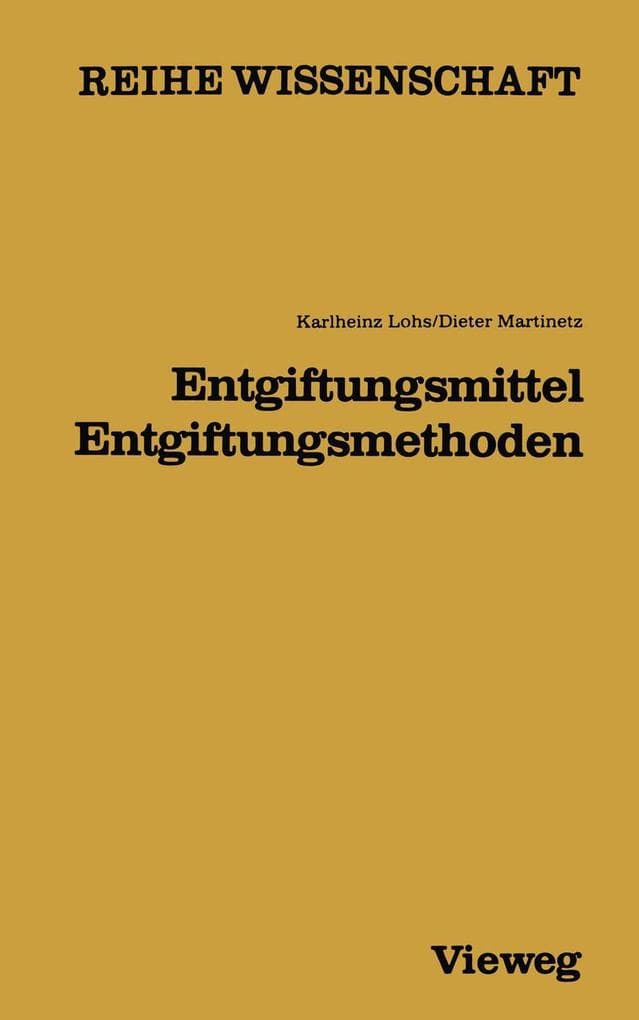 Entgiftungsmittel - Entgiftungsmethoden