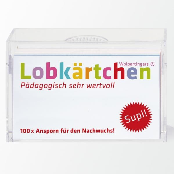 Lobkärtchen Kinder / 100 Papierkärtchen