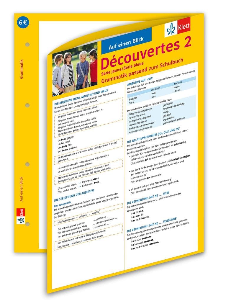 Découvertes Série jaune und bleue 2. Grammatik