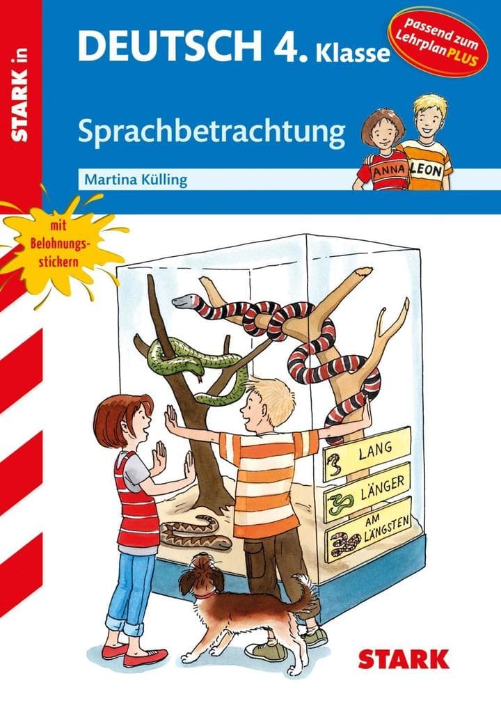 STARK Sprachbetrachtung 4. Klasse - Training Grundschule - Grundwissen, Aufgaben und Lösungen