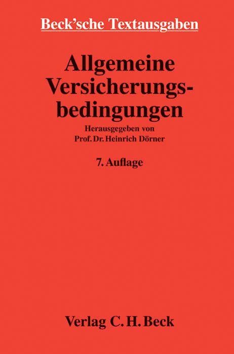 Allgemeine Versicherungsbedingungen