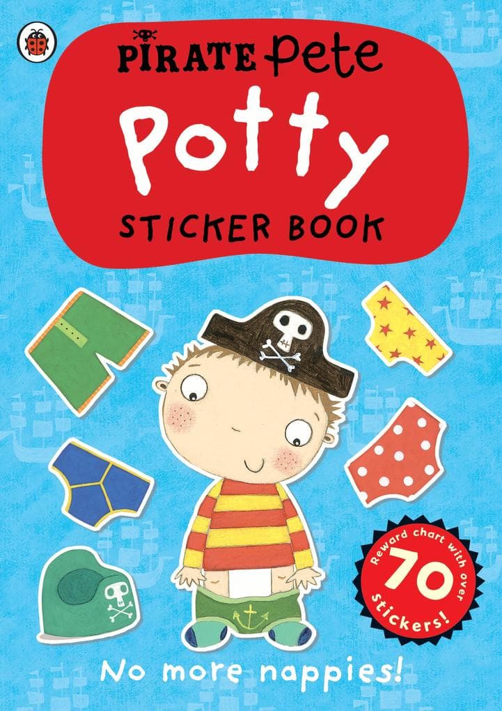 Pirate Pete's Potty sticker activity book