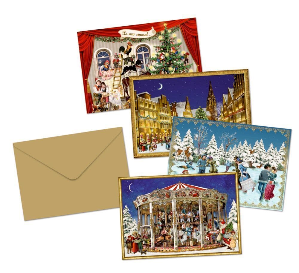 Coppenrath - Edition Barbara Behr - Mini-Adventskalender: Es weihnachtet sehr, sort.