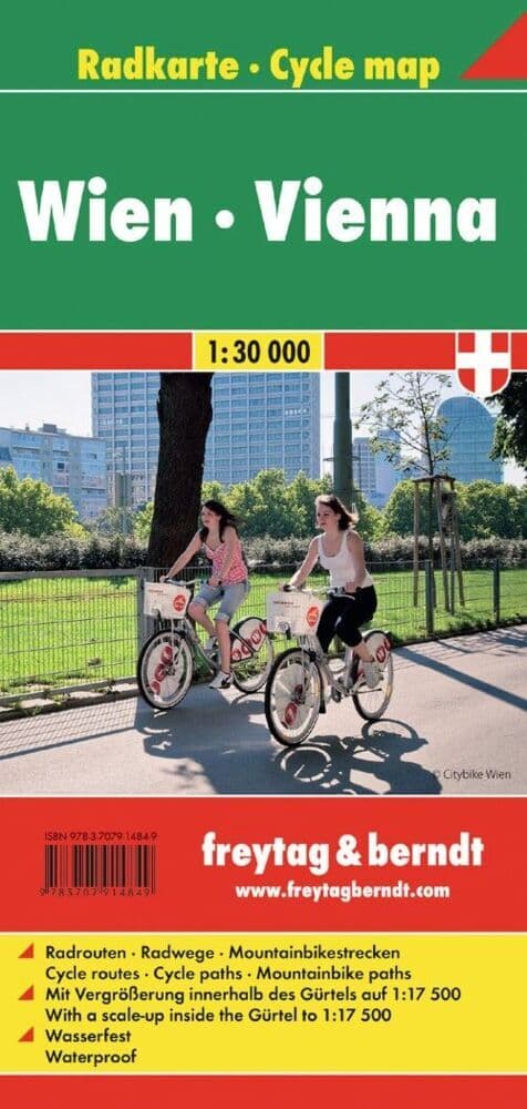 freytag & berndt Radkarte Wien 1:30.000