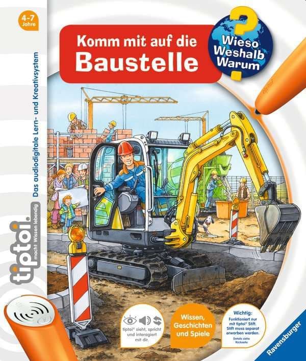tiptoi® Wieso? Weshalb? Warum? Komm mit auf die Baustelle