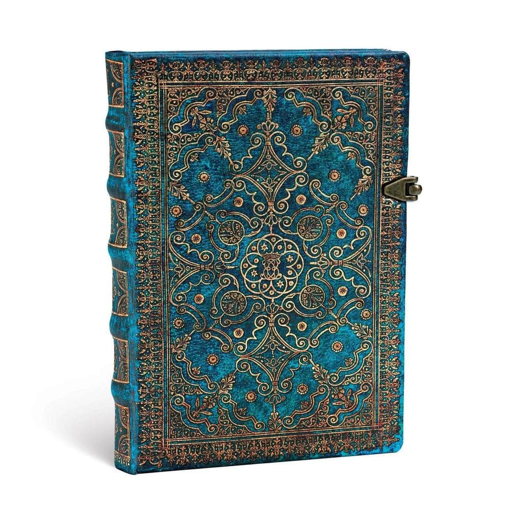 Paperblanks | Azure | Equinoxe | Hardcover | Midi | Lined | Clasp Closure | 240 Pg | 120 GSM