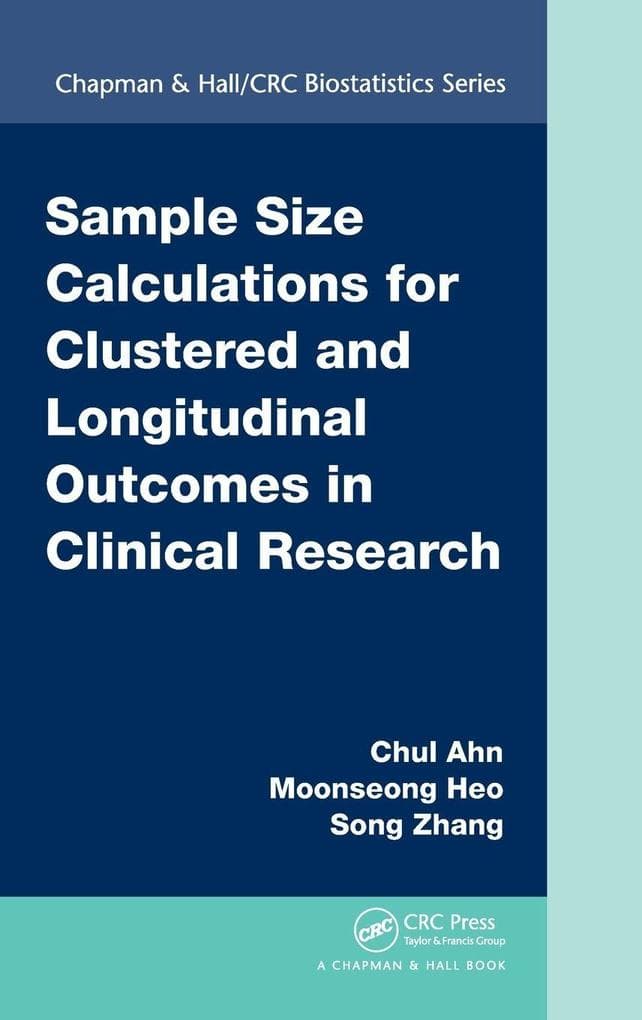 Sample Size Calculations for Clustered and Longitudinal Outcomes in Clinical Research