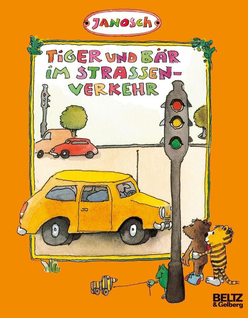 Tiger und Bär im Straßenverkehr