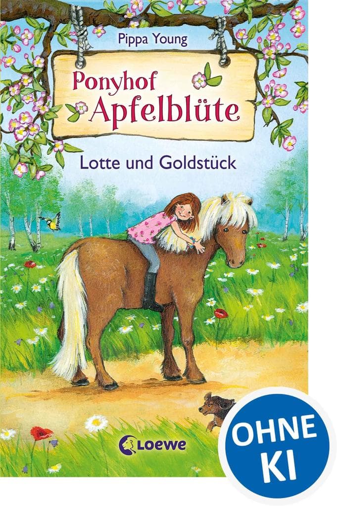 Ponyhof Apfelblüte 03. Lotte und Goldstück