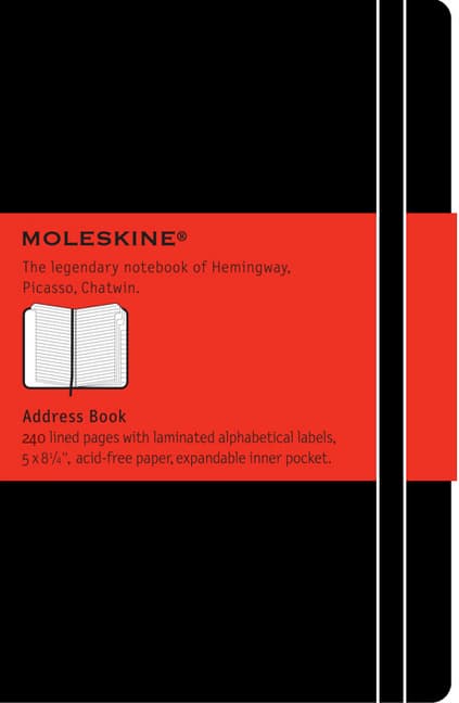Moleskine. Adress-book