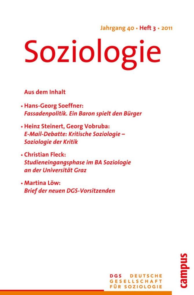 Soziologie 3.2011