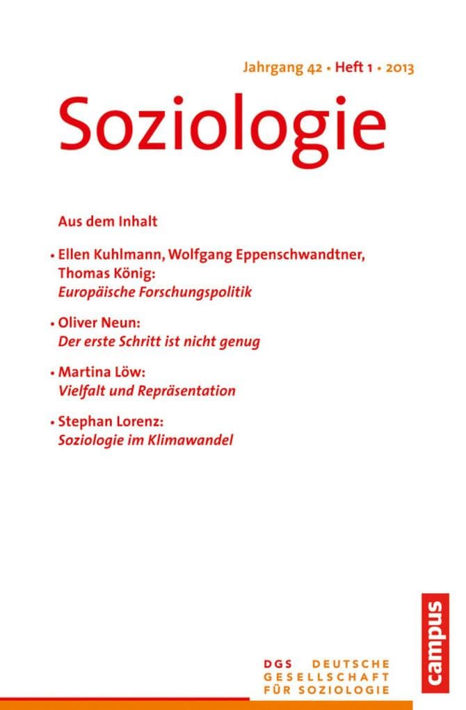 Soziologie 1.2013