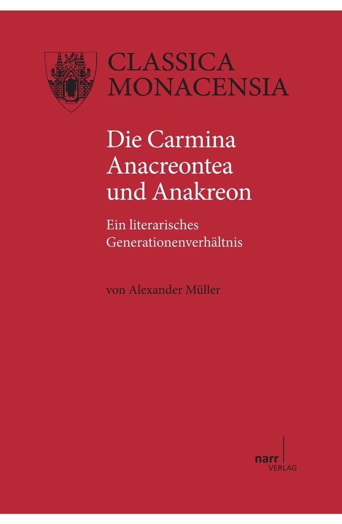 Die Carmina Anacreontea und Anakreon