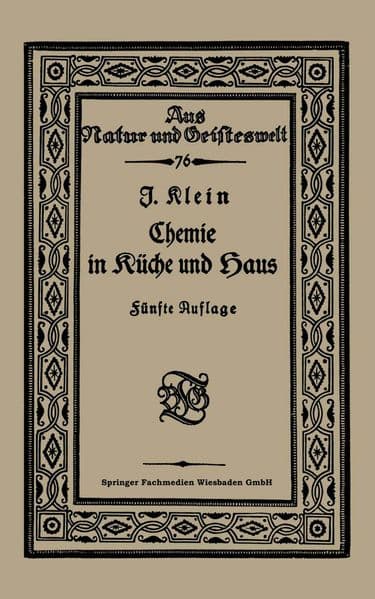 Chemie in Küche und Haus