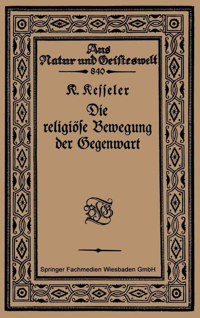 Die religiöse Bewegung der Gegenwart