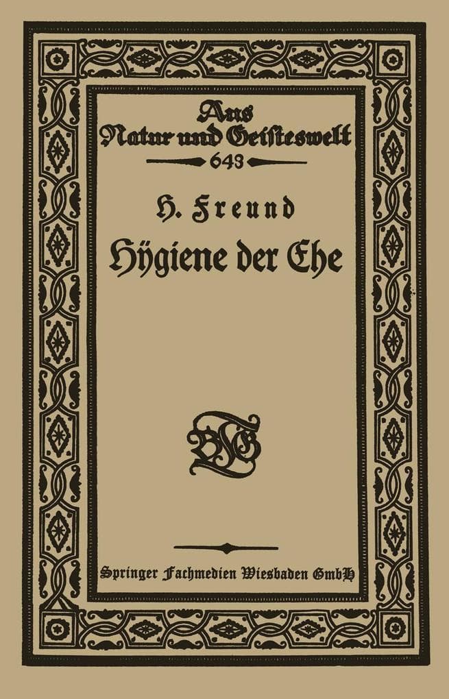 Hÿgiene der Ehe