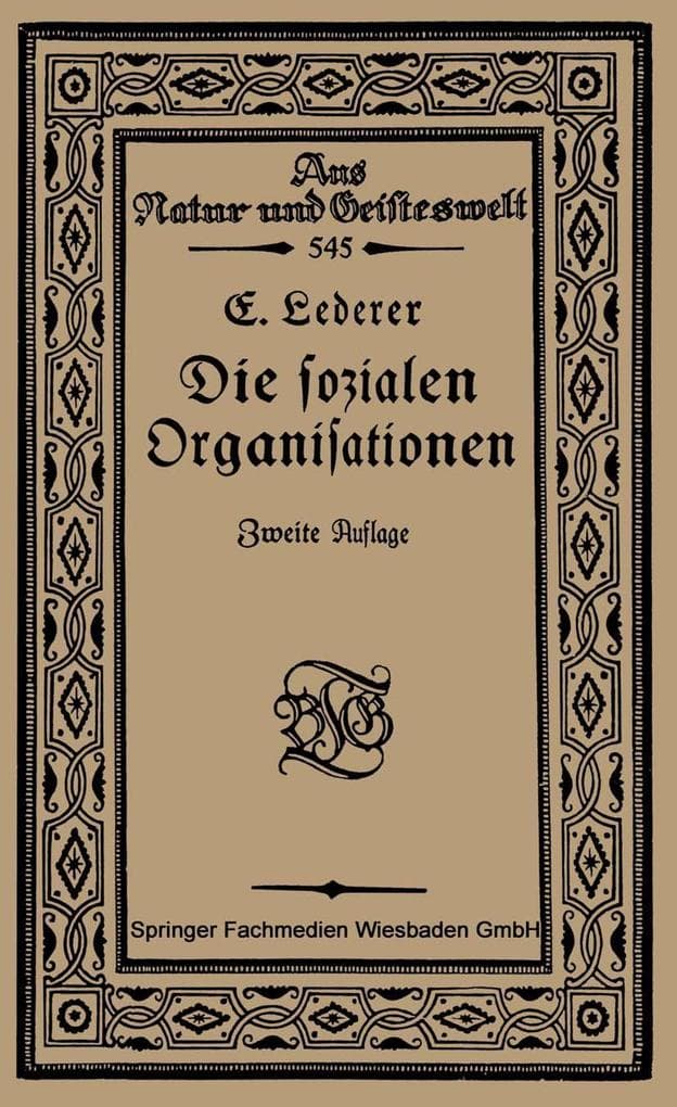 Die Sozialen Organisationen