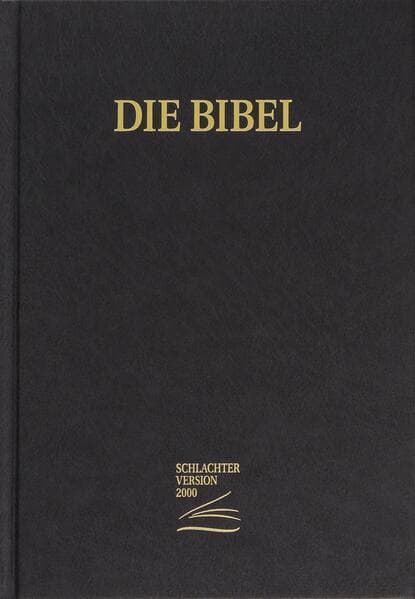 Schlachter 2000 Bibel - Großdruckausgabe (Hardcover, schwarz)